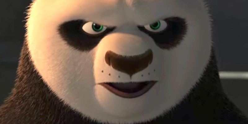 Po in Kung Fu Panda. This image is part of an article about the Kung Fu Panda 4 trailer introducing Awkwafina's Zhen.