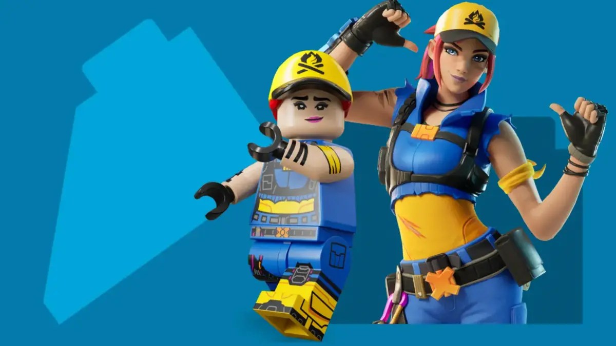 The free LEGO skin in Fortnite.