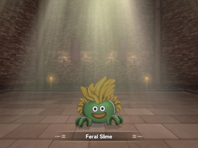 This image shows a Feral Slime from Synthesis in Dragon Quest Monsters: The Dark Prince.