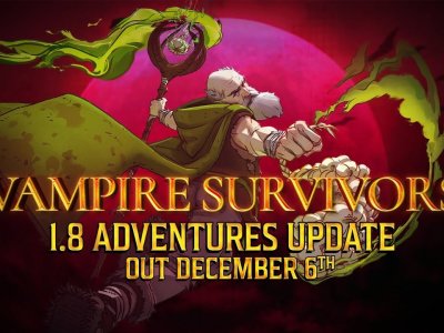 Vampire Survivors 1.8 update.