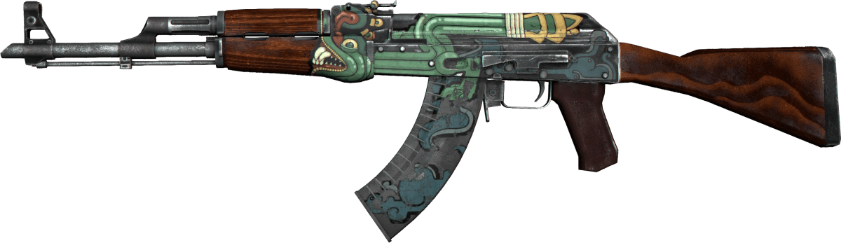 The AK-47 Fire Serpent in CS2.
