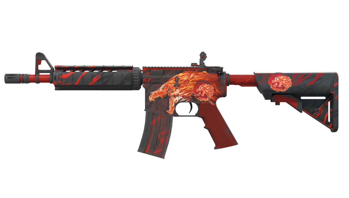 The M4A4 Howl in CS2. This image is part of an article about the most expensive skins ever in Counter-Strike 2 (CS2).