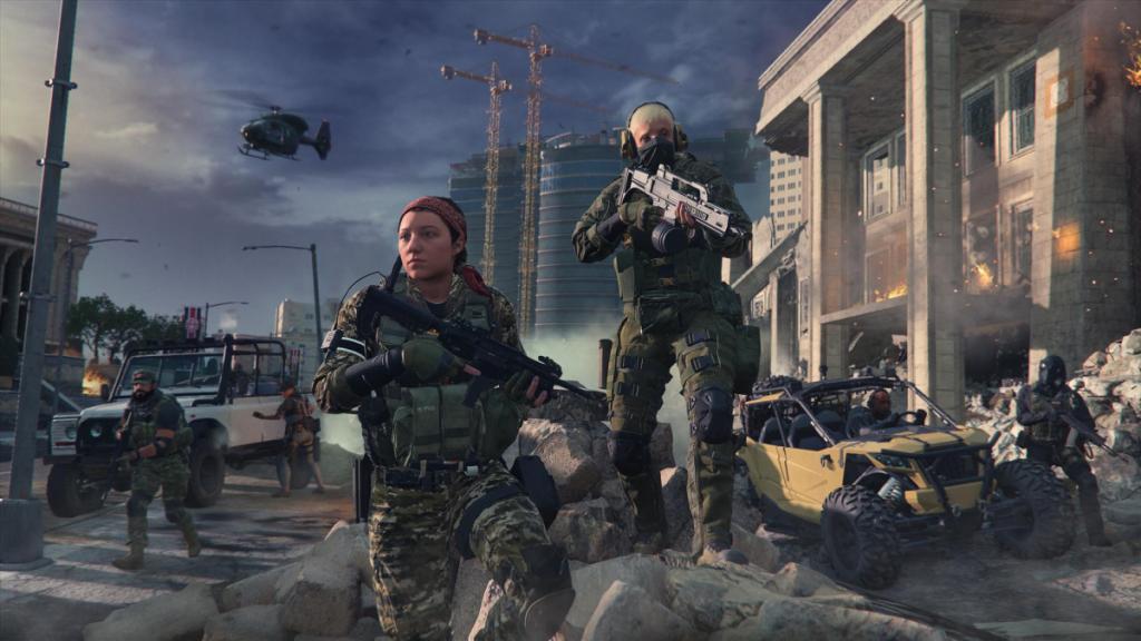 A squad of soldiers in Call of Duty: Modern Warfare 3. This image is part of an article about how to get a Nuke in MW3 Warzone.