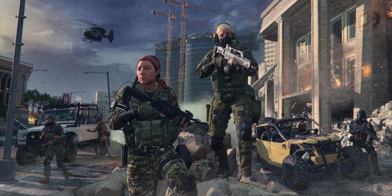 A squad of soldiers in Call of Duty: Modern Warfare 3. This image is part of an article about how to get a Nuke in MW3 Warzone.