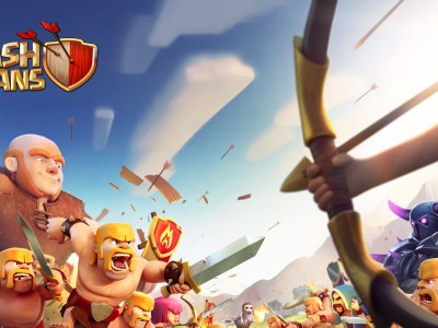 Clash of Clans units fighting