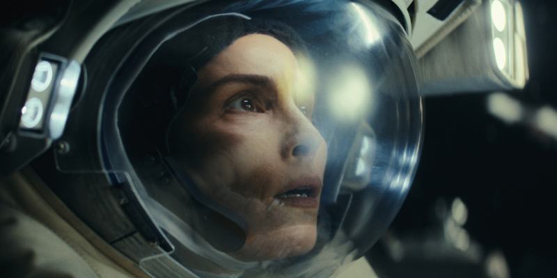 Noomi Rapace in a spacesuit