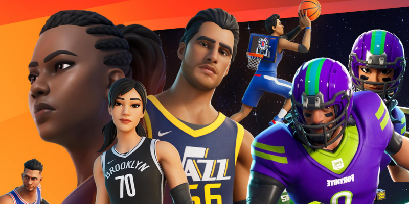 Fortnite Sports NFL NBA Skins Crossover event