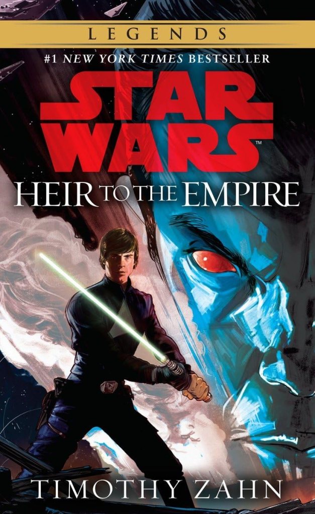 Heir to the Empire cover. This image is part of an article about the best Star Wars Legends books.