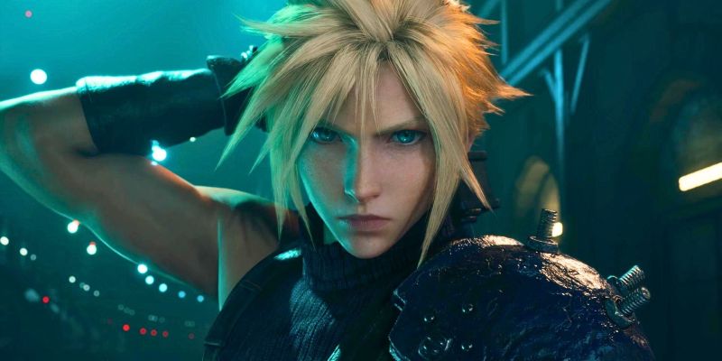 Cloud in Final Fantasy VII Remake