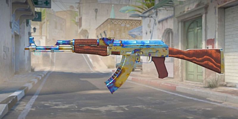 A million-dollar AK-47 in Counter Strike 2 (CS2).