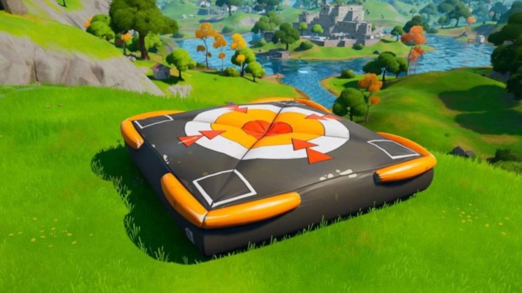 The Crash Pad in Fortnite. This image is part of an article about how to get the Crash Pad Jr. in Fortnite Battle Royale. 