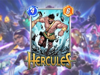 Hercules in Marvel Snap. This image is part of an article about the best Hercules deck in Marvel Snap.
