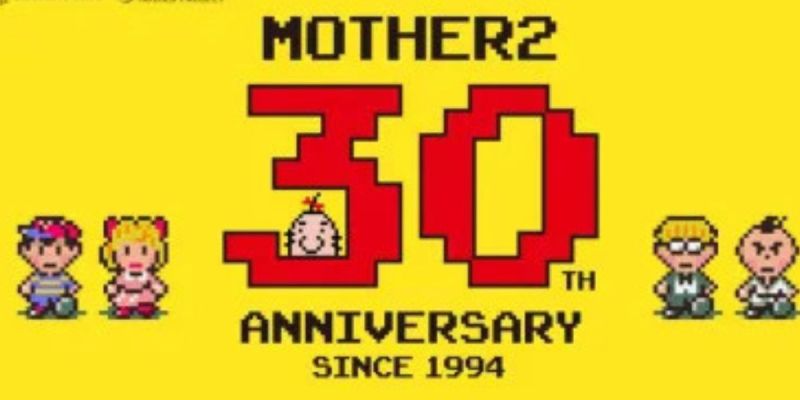 Mother 2 anniversary graphic.