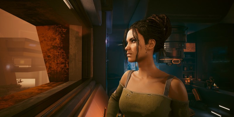 Panam in Cyberpunk 2077. This image is part of an article about all the romance options in Cyberpunk 2077 2.1.