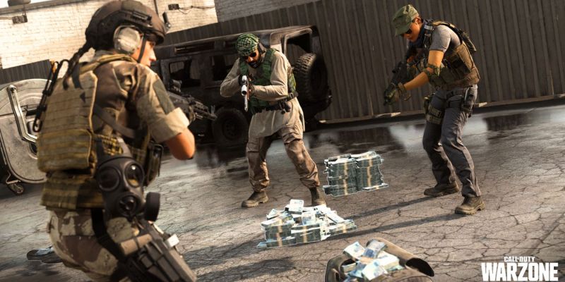 A stack of money in Plunder in MW3 Warzone.