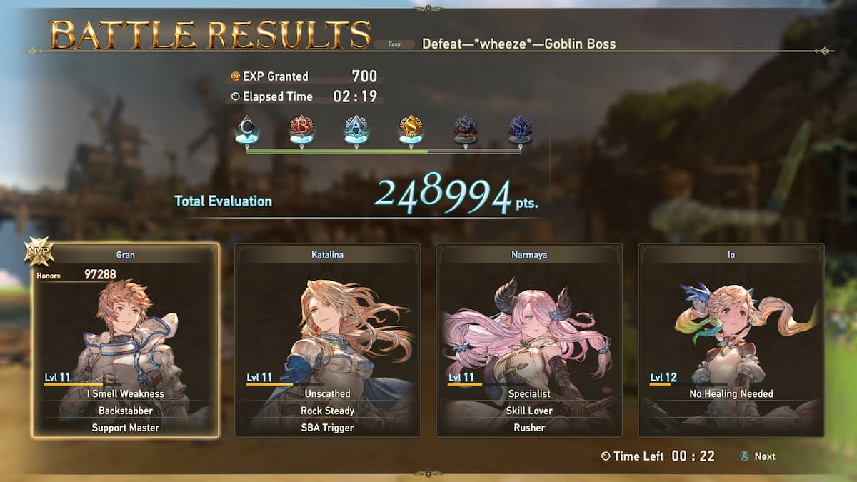 honors in granblue fantasy relink