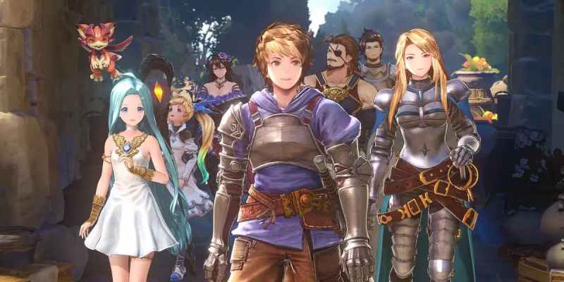 Characters walking in Granblue Fantasy: Relink. This image is part of an article about how to farm Curios fast in Granblue Fantasy: Relink.