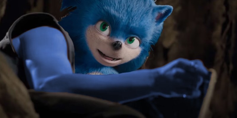 In an article about Sonic Superstars' creepy Sonic Shadow Skin, an image of Buffalo Bill from Silence of the Lambs with Sonic's head photoshopped on.
