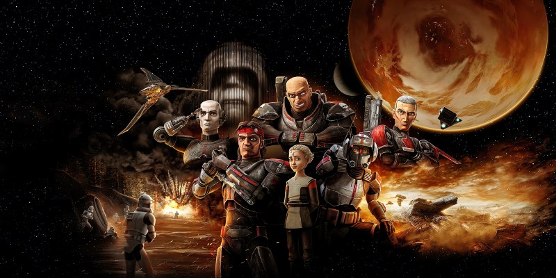 Poster artwork for Star Wars: The Bad Batch