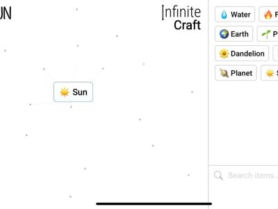 How to Make Sun in Infinite Craft.