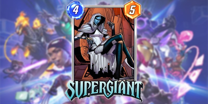 Supergiant card in Marvel Snap.